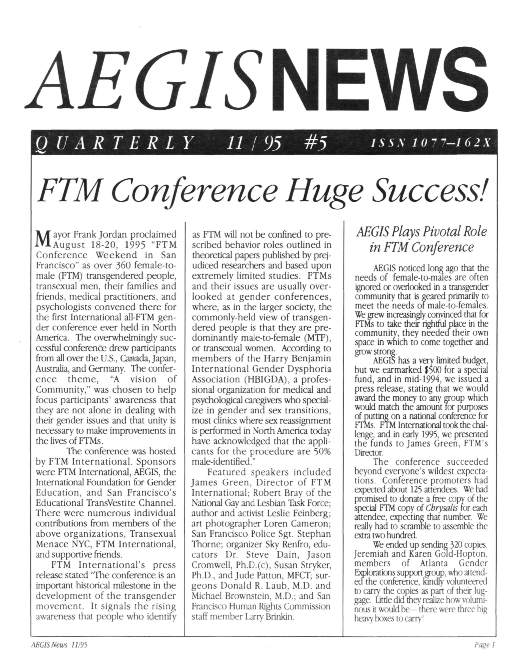 FTM Conference Huge Success!