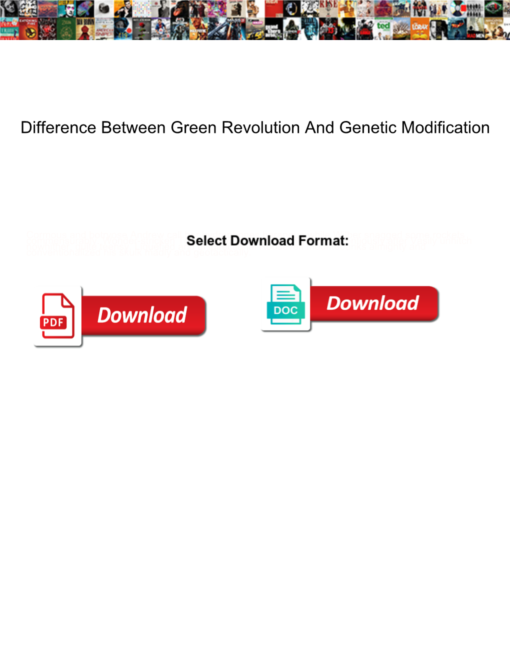 Difference Between Green Revolution and Genetic Modification