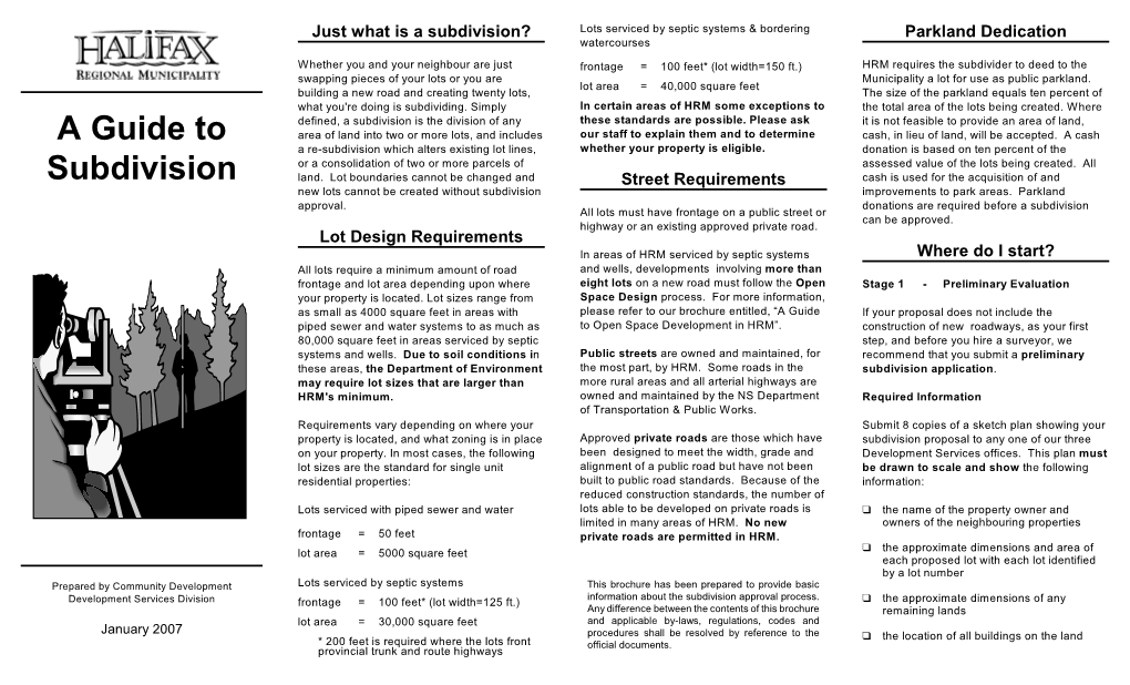 A Guide to Subdivision