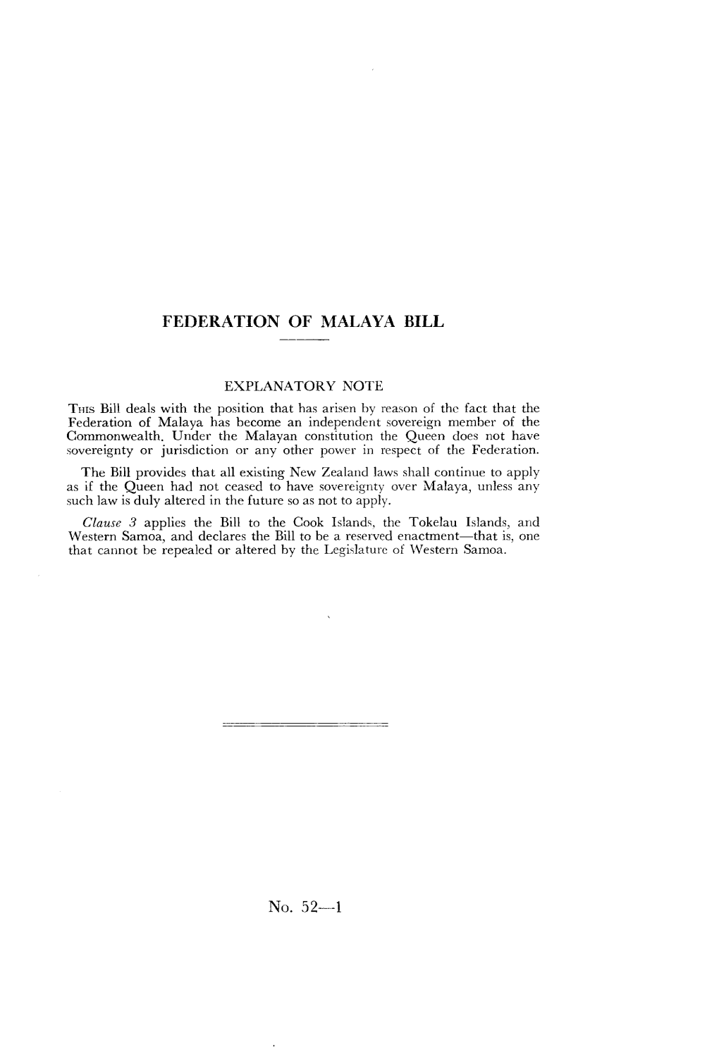 Federation of Malaya Bill-52-1