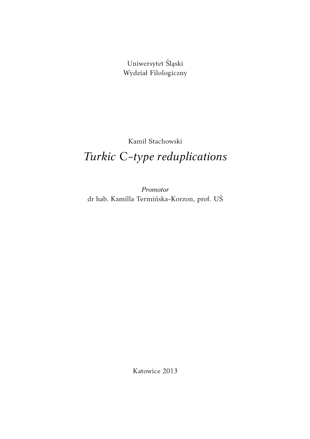 Turkic C-Type Reduplications