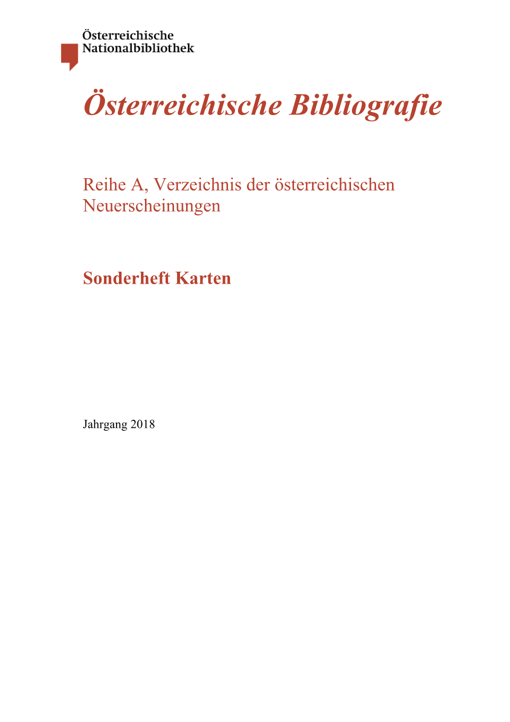 Österreichiche Bibliographie