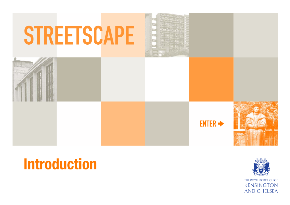 Introduction STREETSCAPE