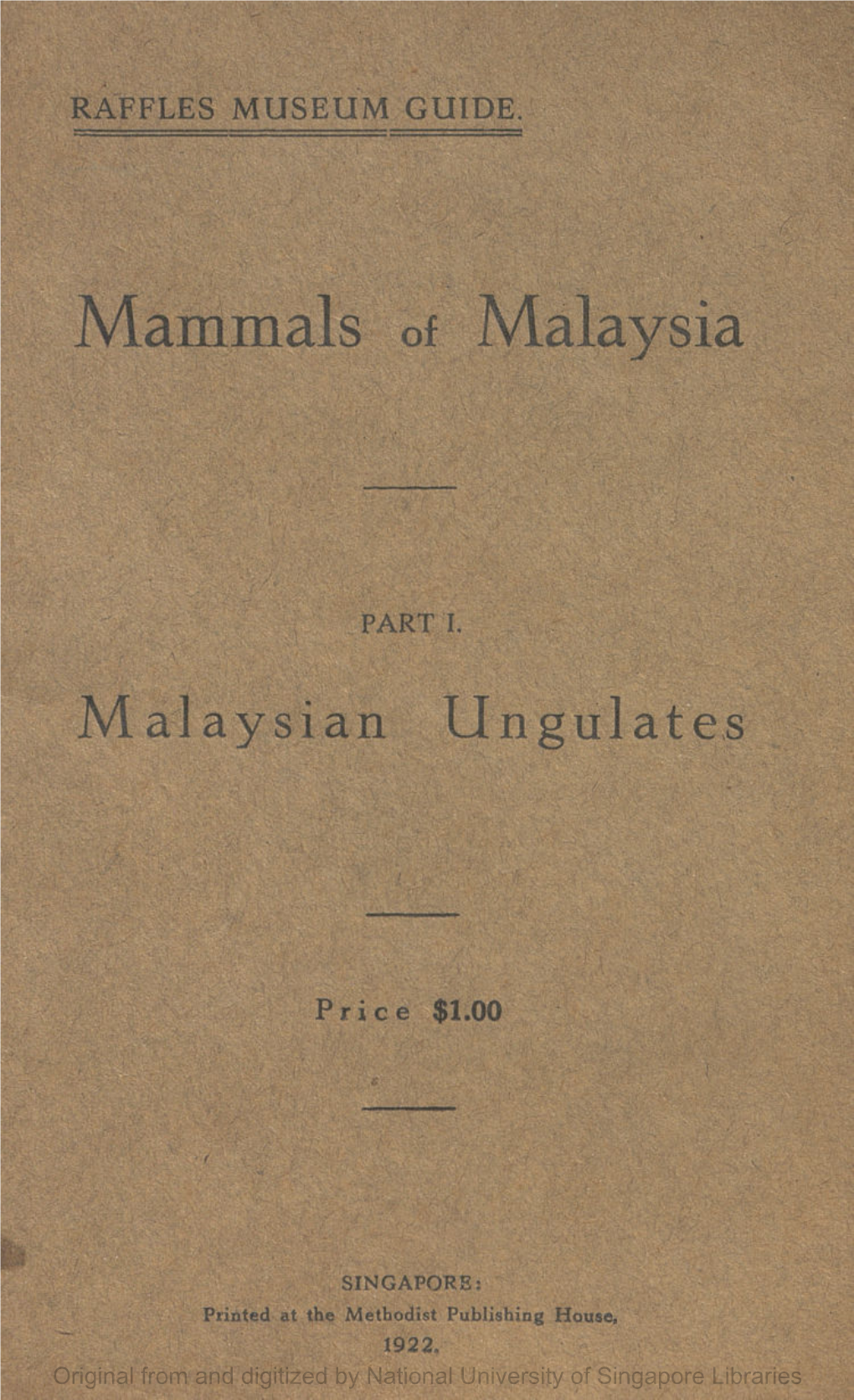 Malaysian Ungulates