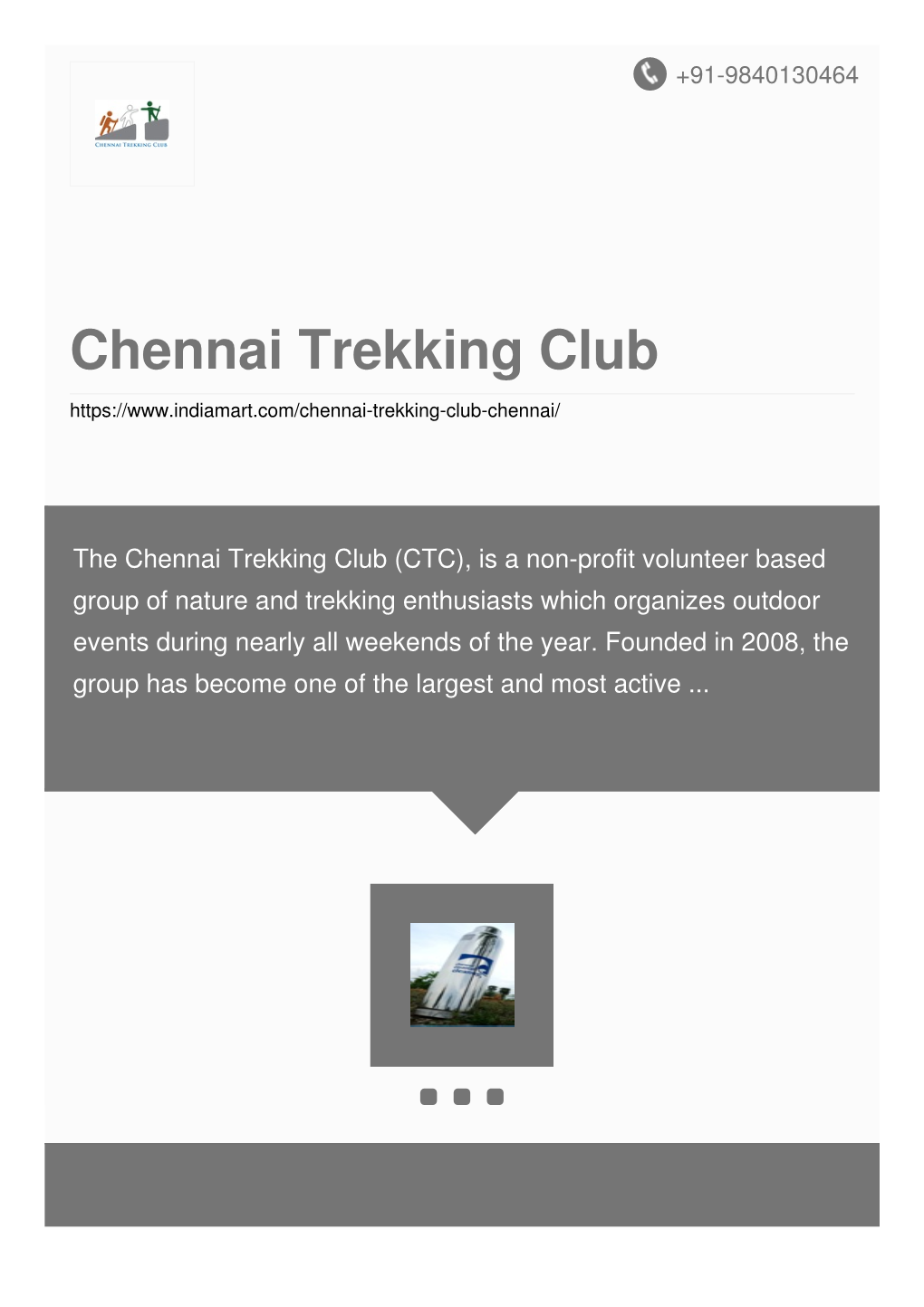 Chennai Trekking Club