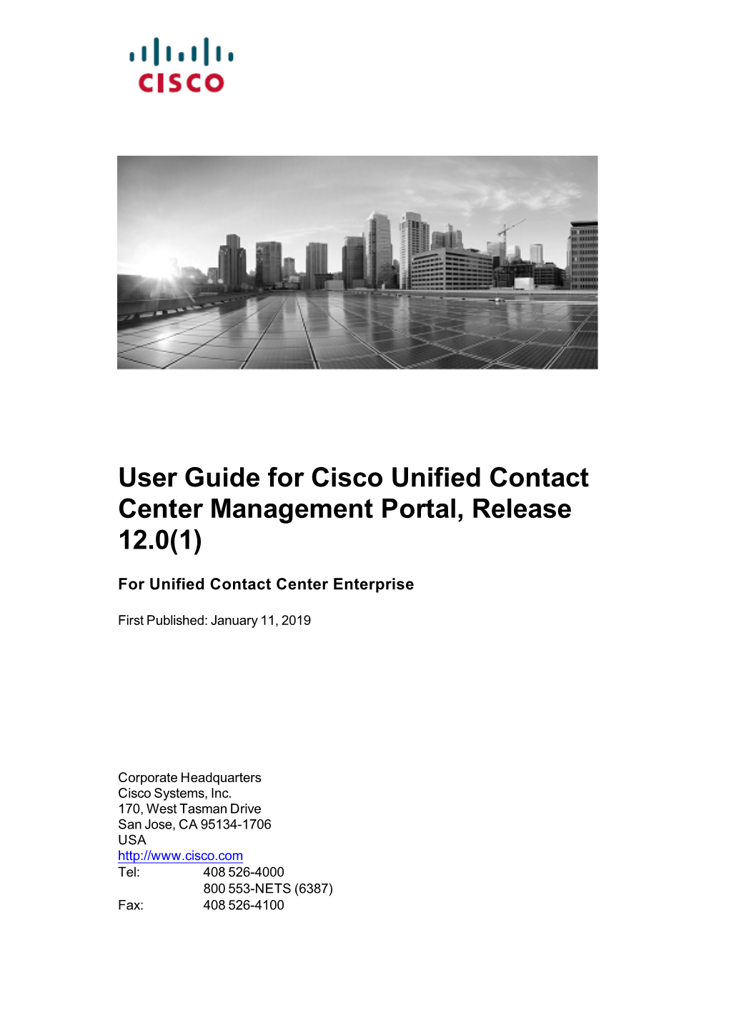 User Guide for Cisco Unified Contact Center Management Portal, Release 12.0(1)