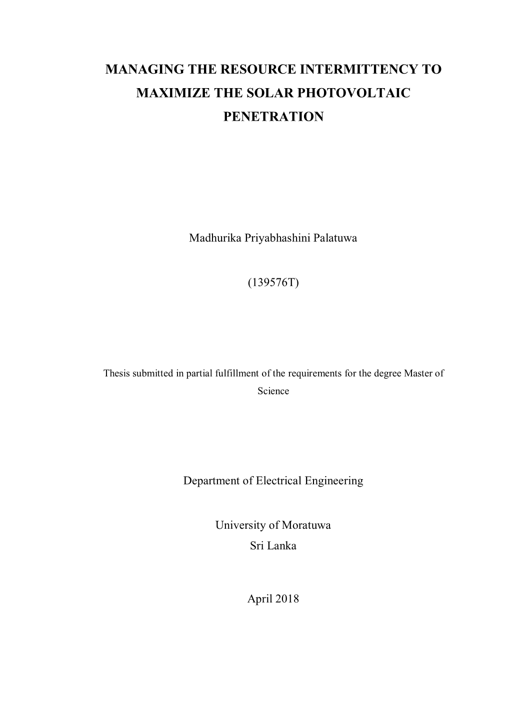 Managing the Resource Intermittency to Maximize the Solar Photovoltaic Penetration