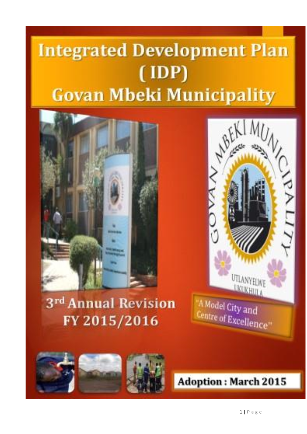 Govan Mbeki Local Municipality 2015/16