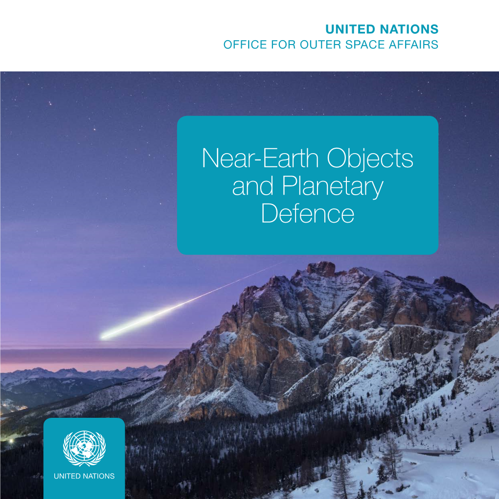 Near-Earth Objects and Planetary Defence