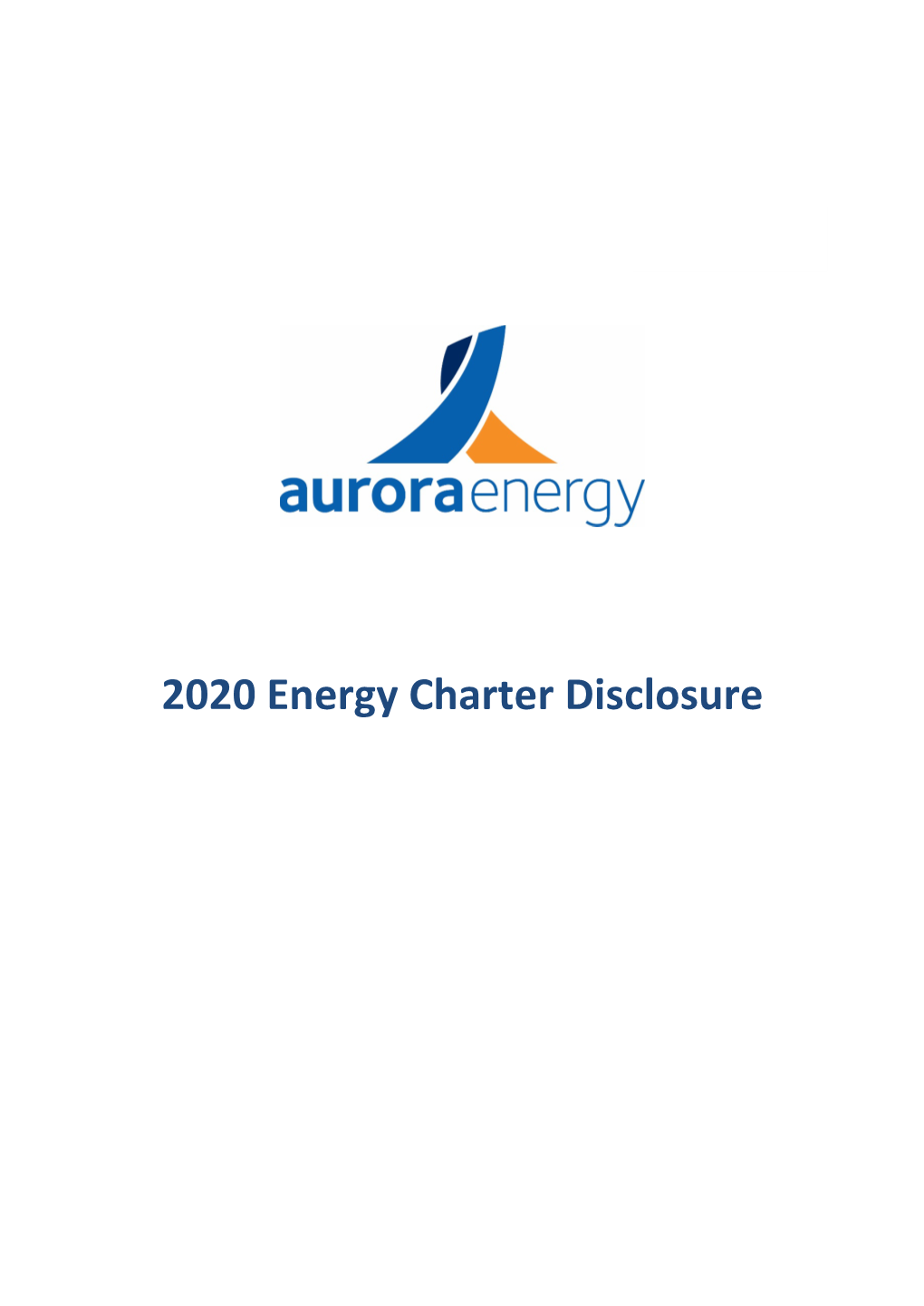 2020 Energy Charter Disclosure