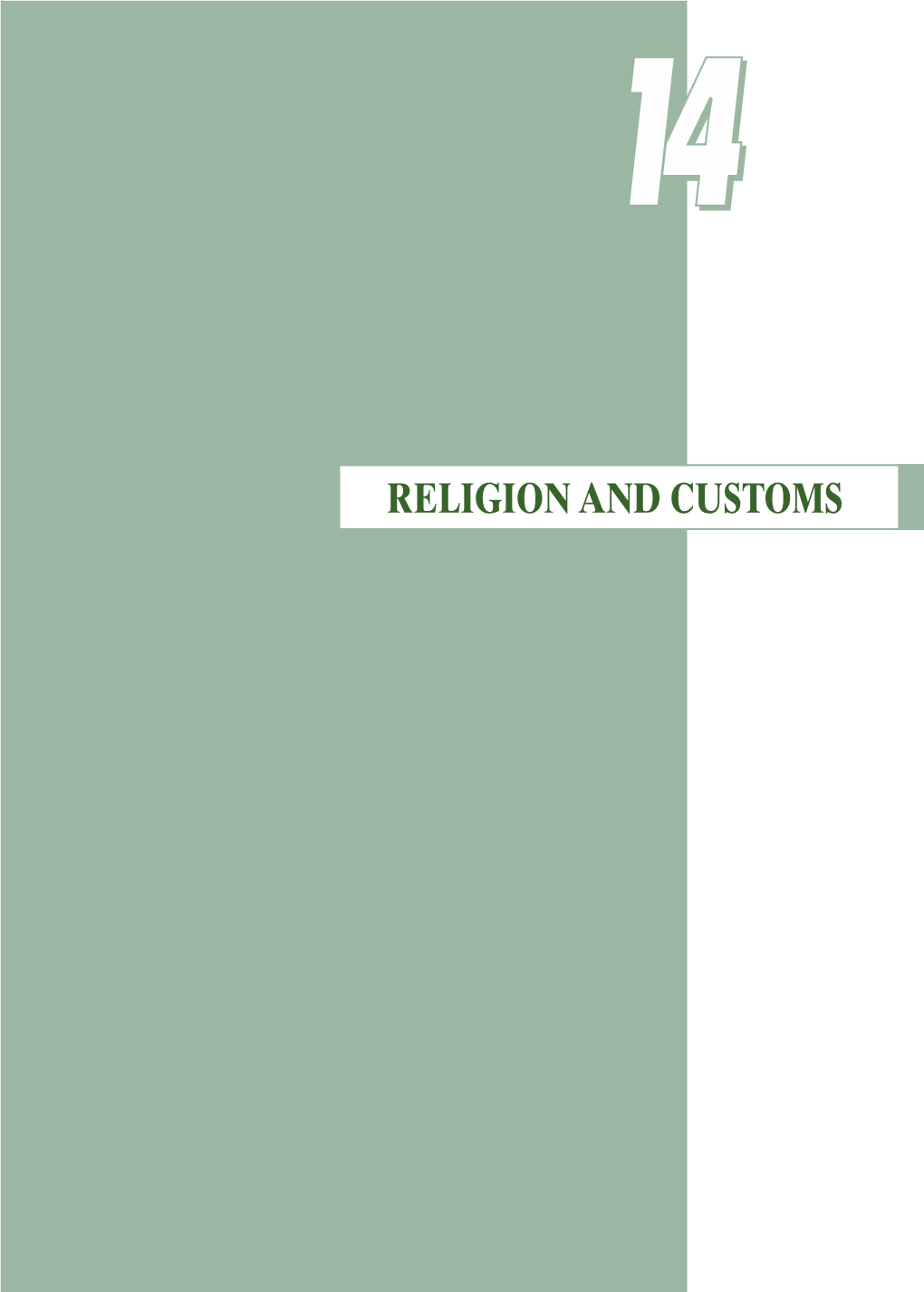 Religion and Customs