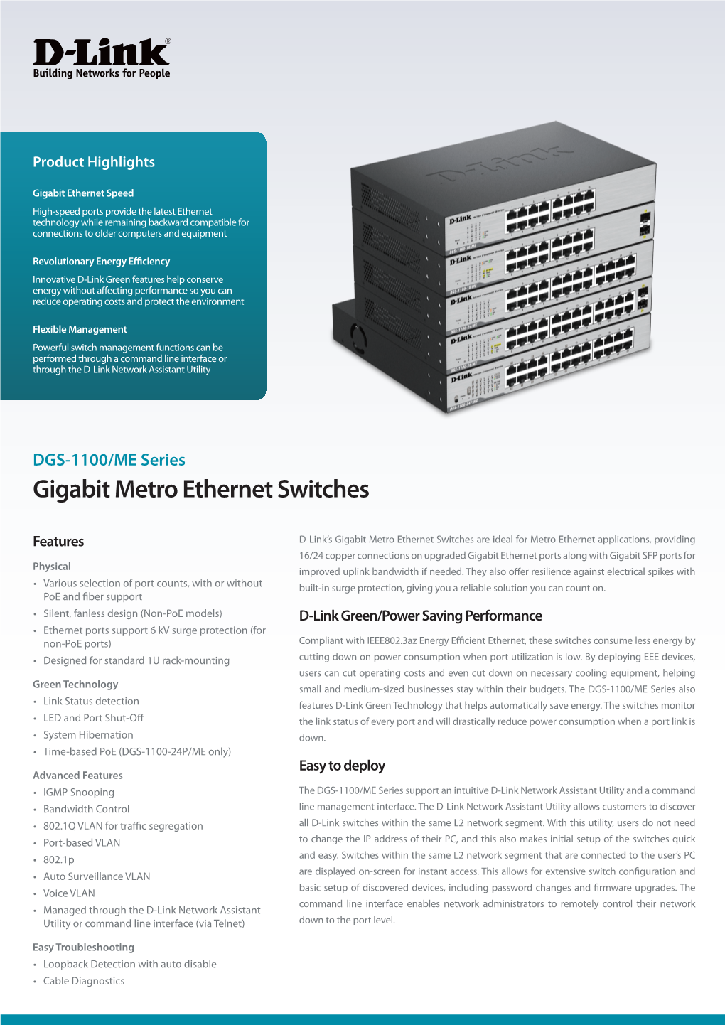 Gigabit Metro Ethernet Switches