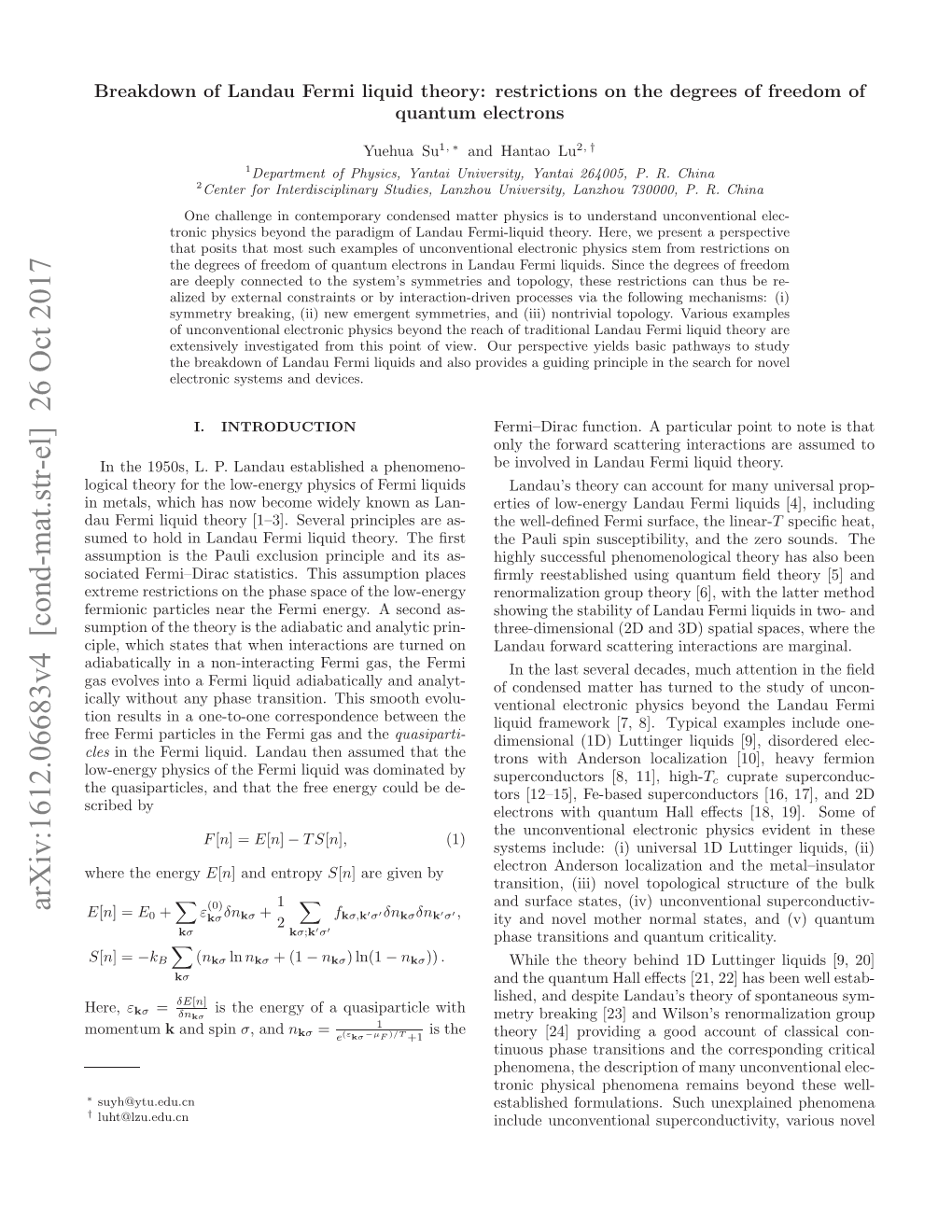 Arxiv:1612.06683V4 [Cond-Mat.Str-El]