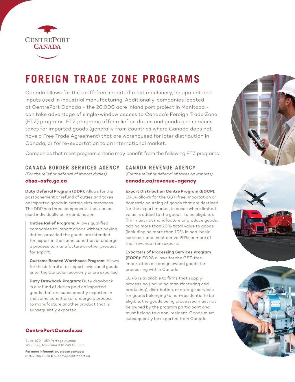 Foreign Trade Zone Programs