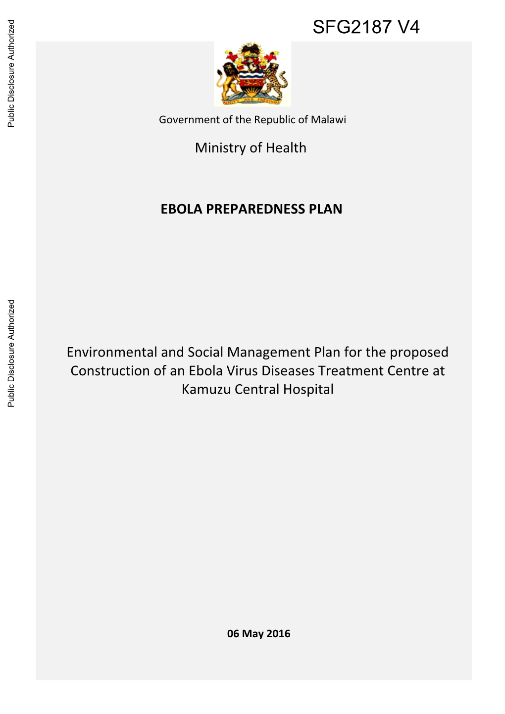 Topography and Drainage of Kamuzu Central Hospital and the Proposed Site ...21