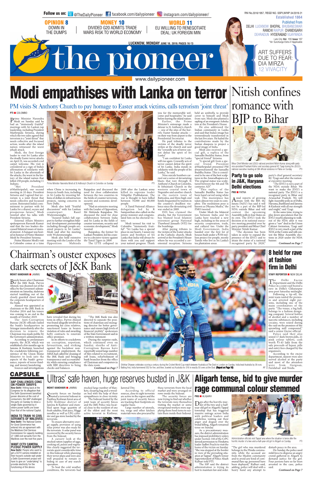 Modi Empathises with Lanka on Terror