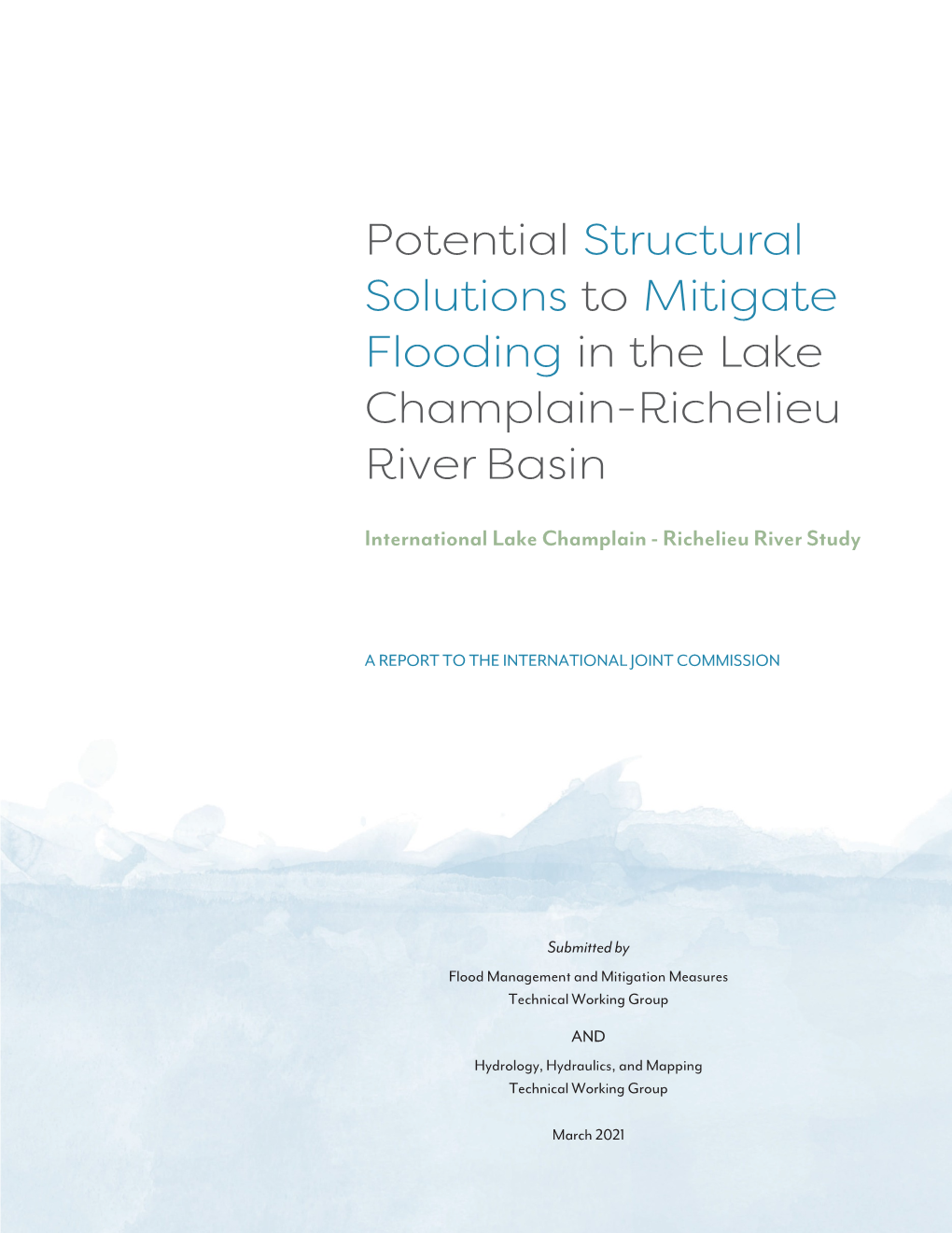 Potential Structural Solutions Report