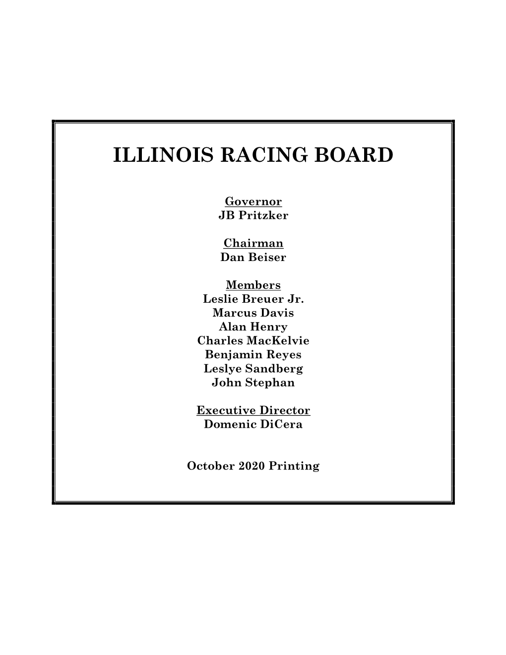 Illinois Racing Board