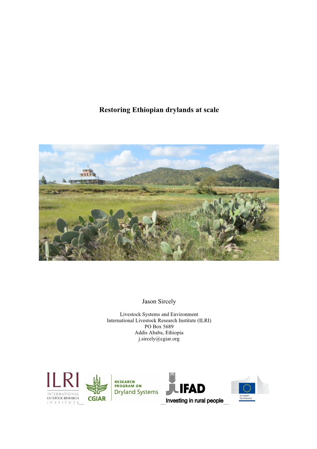 Restoring Ethiopian Drylands at Scale