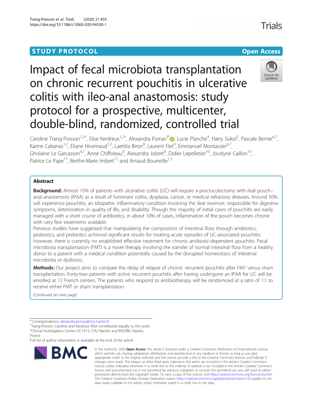 Impact of Fecal Microbiota Transplantation On