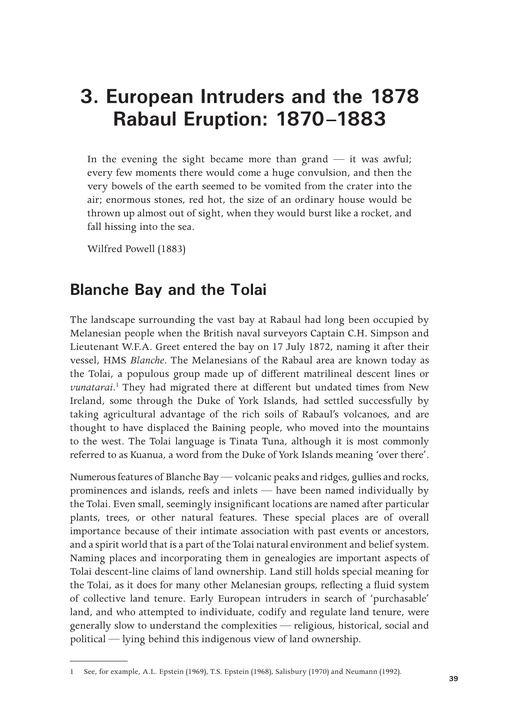 3. European Intruders and the 1878 Rabaul Eruption: 1870–1883