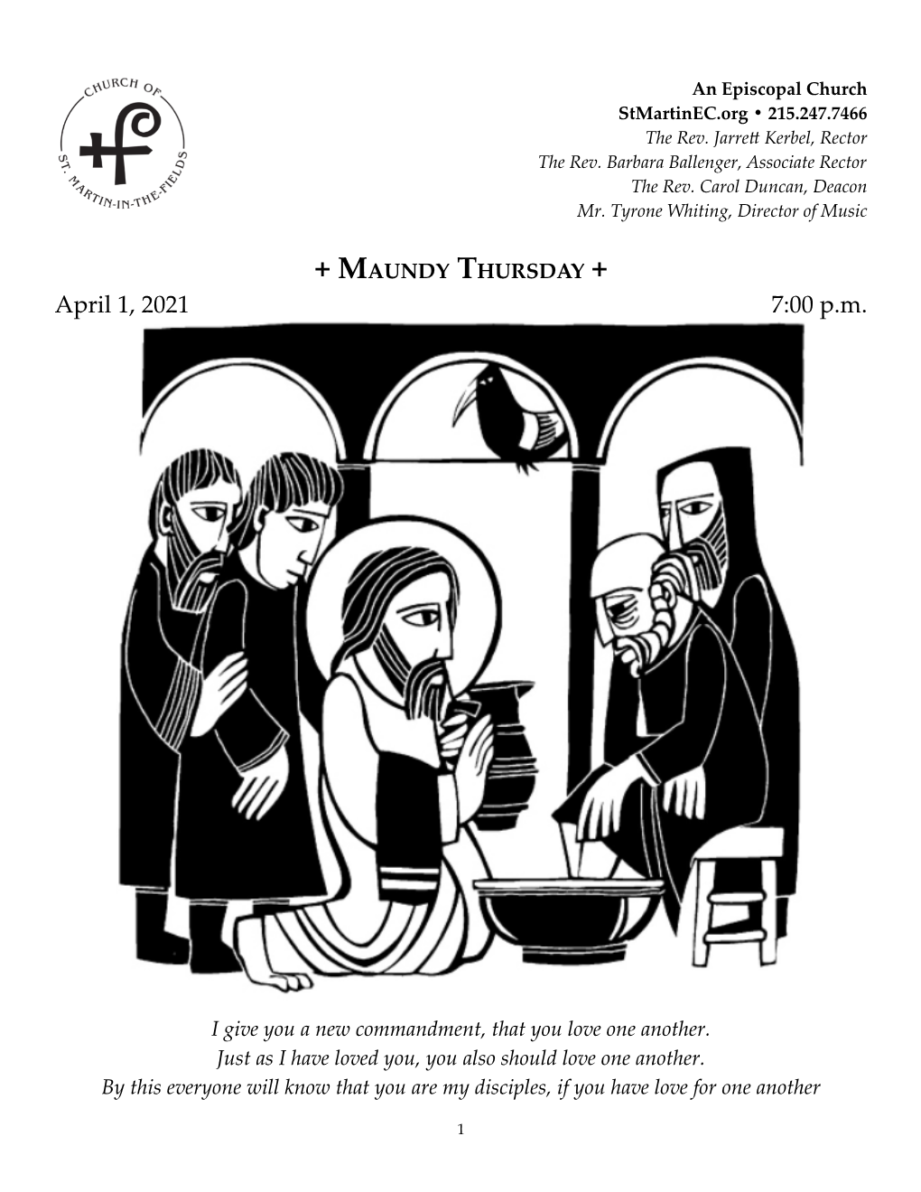 Maundy Thursday 2021.04.01 Leaflet