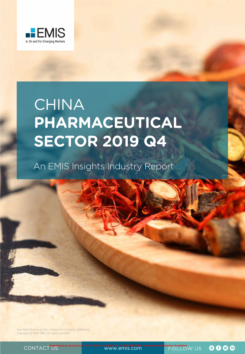 China Pharmaceutical Sector 2019 Q4