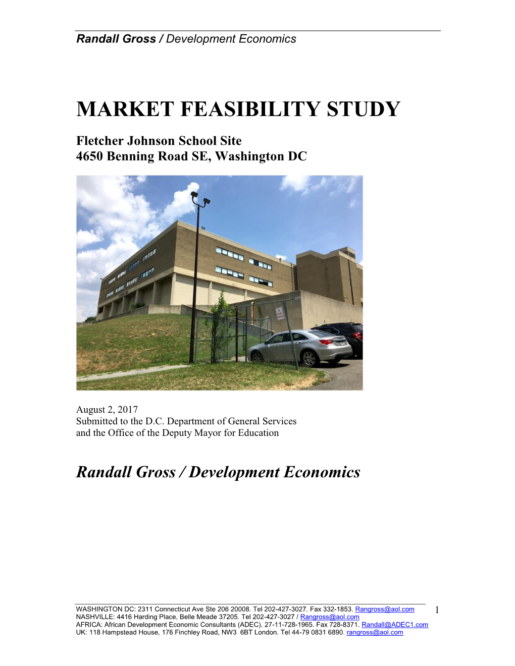 Market Feasibility Study