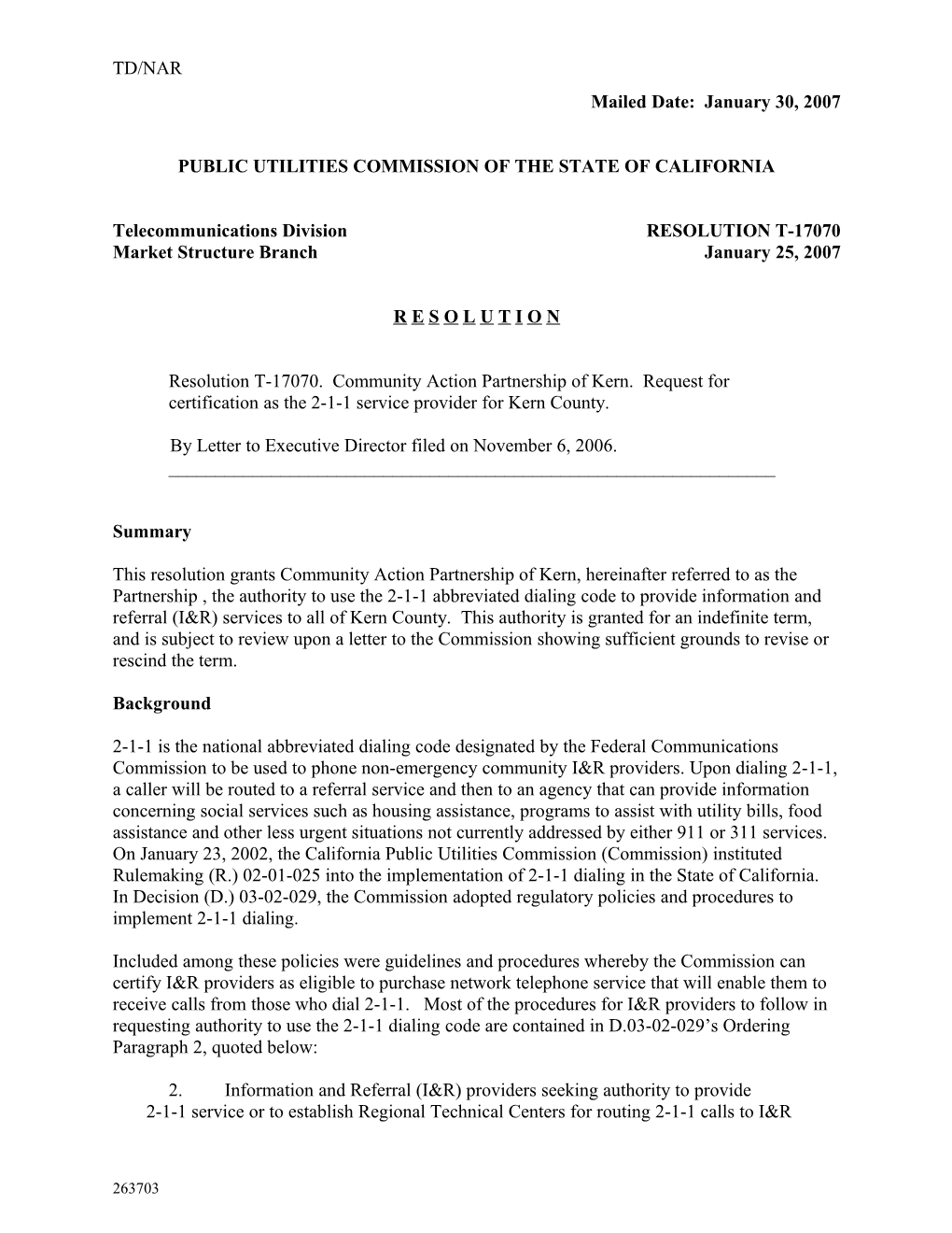 Public Utilities Commission of the State of California s37