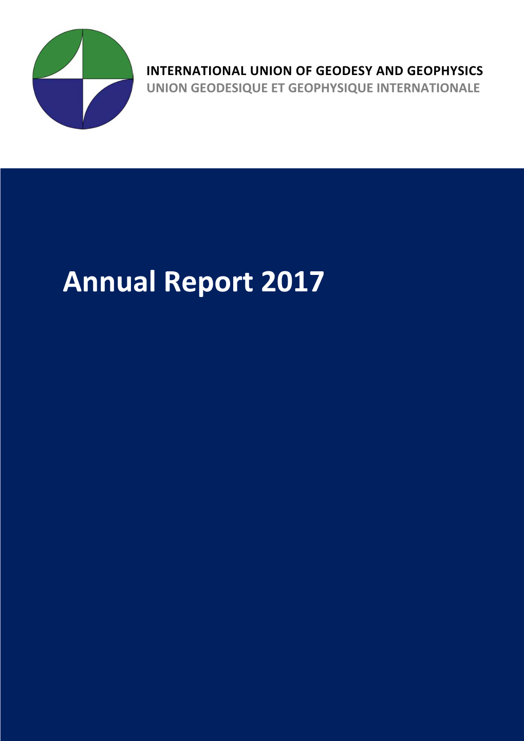 IUGG Annual Report 2017
