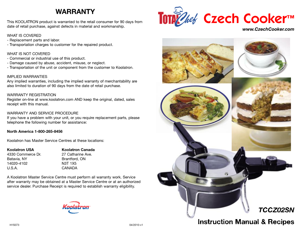 CZECH COOKER™ Introduction