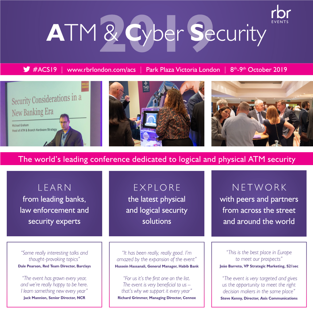 ATM & Cyber Security 2019