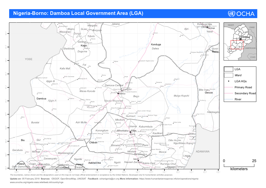 Damboa Local Government Area (LGA)