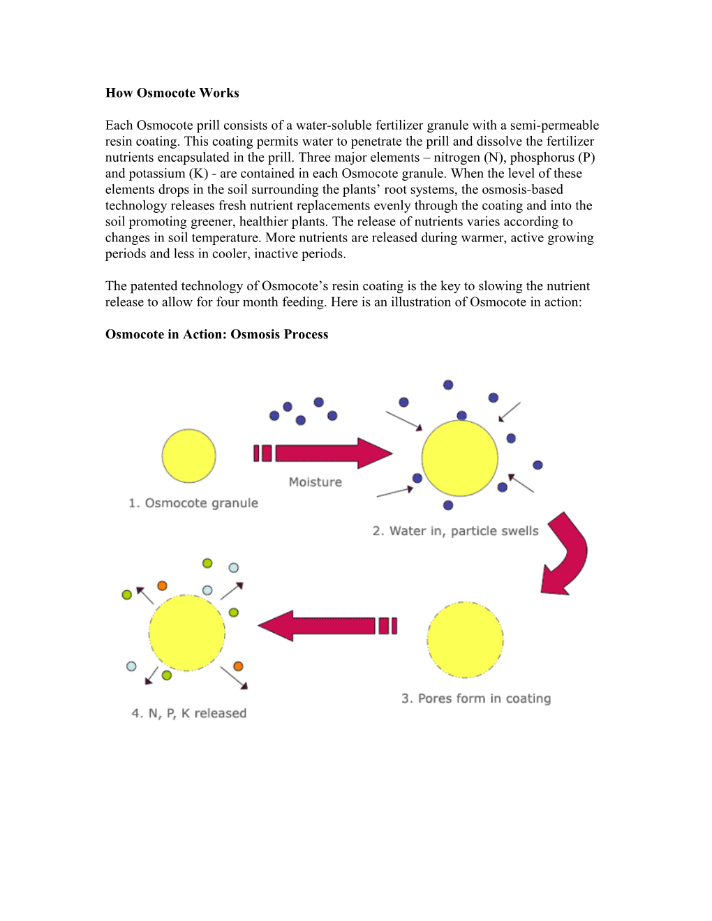 How Osmocote Works