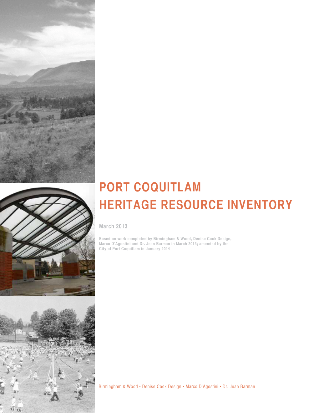 Port Coquitlam Heritage Resource Inventory