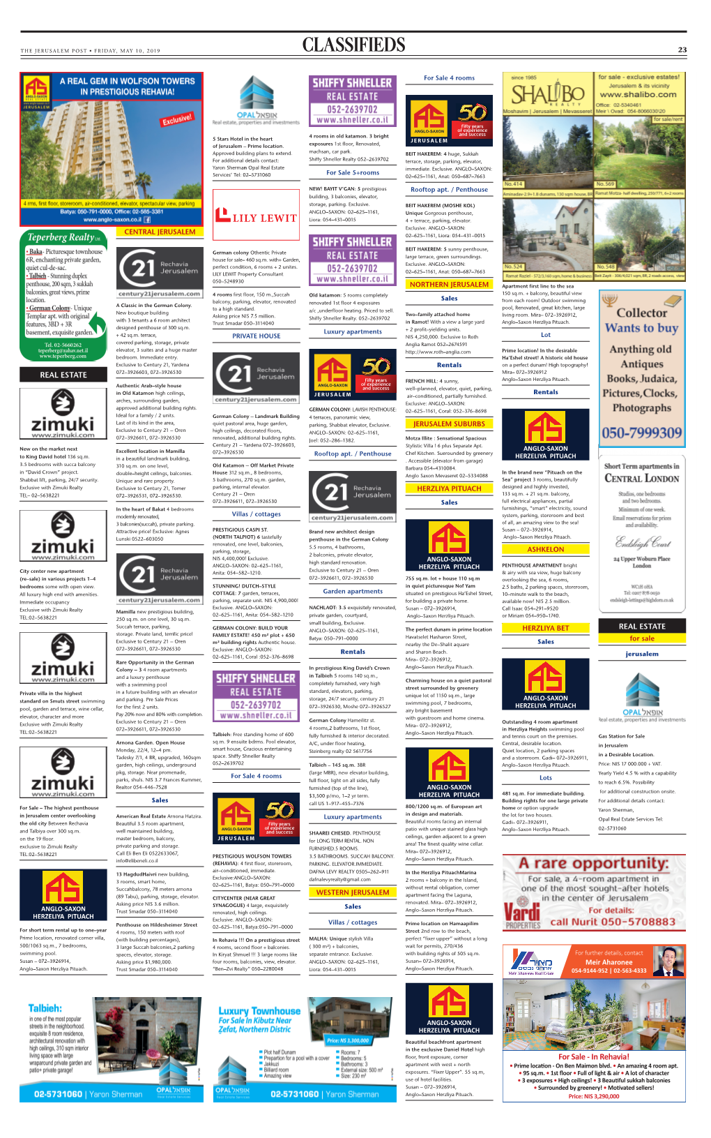 Classifieds 23