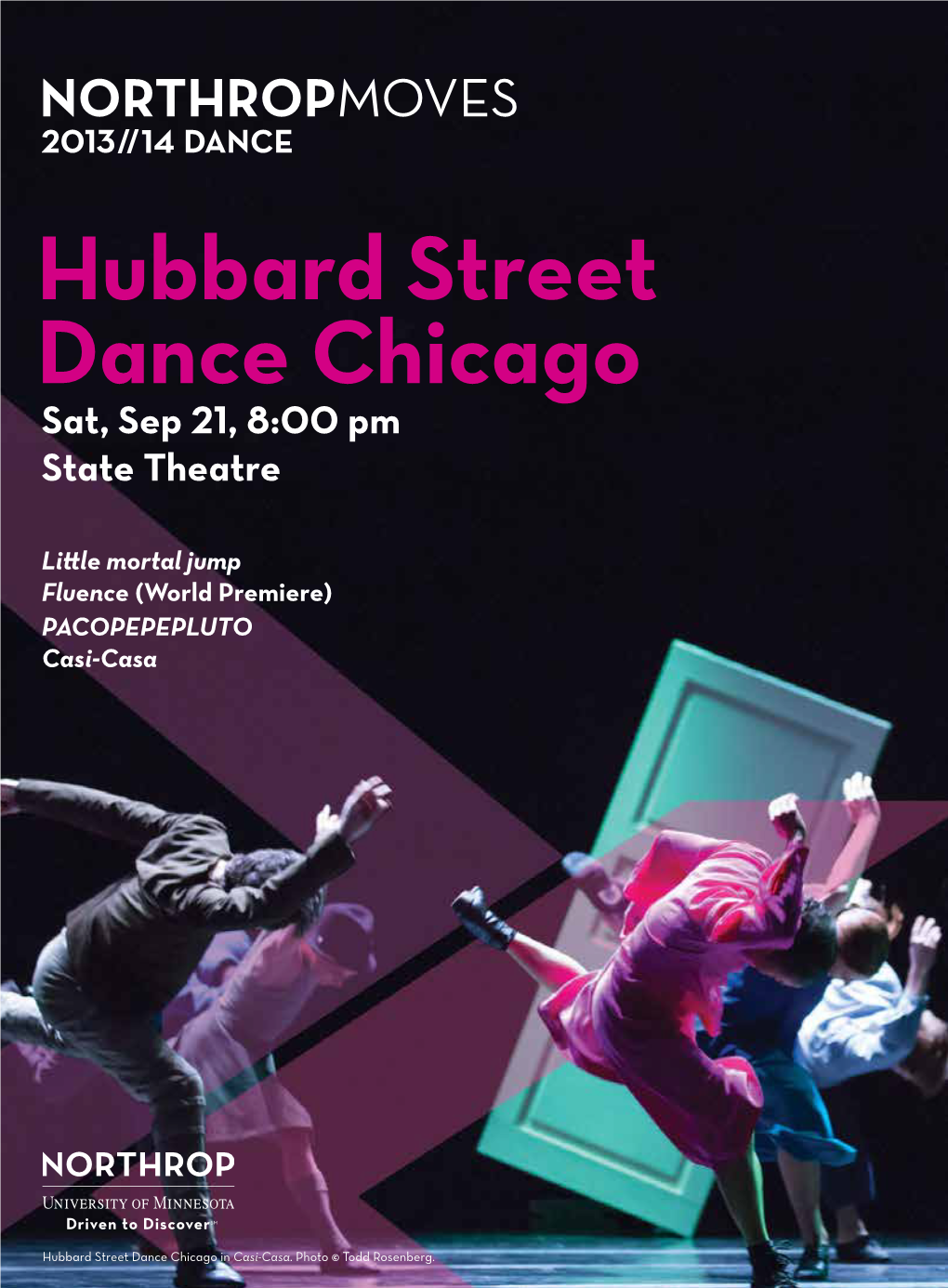 Hubbard Street Dance Chicago Sat, Sep 21, 8:00 Pm State Theatre