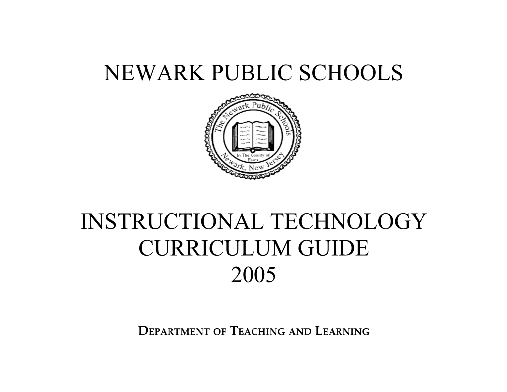 Instructional Technology Curriculum Guide