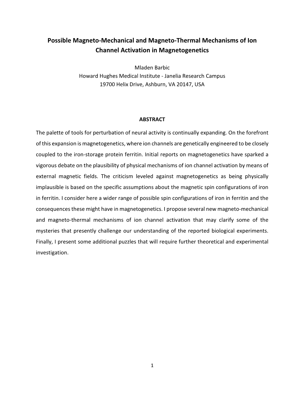 Possible Magneto-Mechanical and Magneto-Thermal Mechanisms of Ion Channel Activation in Magnetogenetics