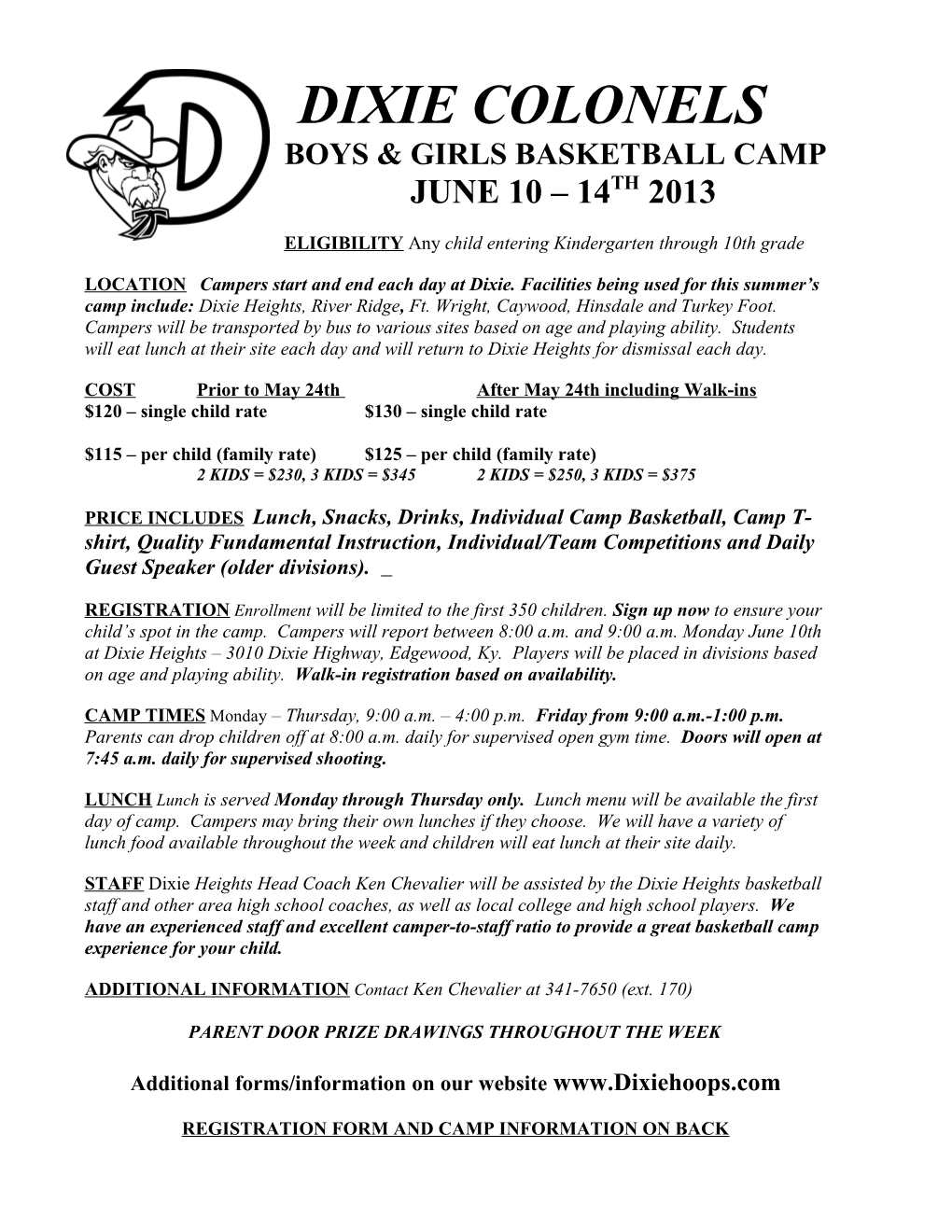 Boys & Girls Basketball Camp