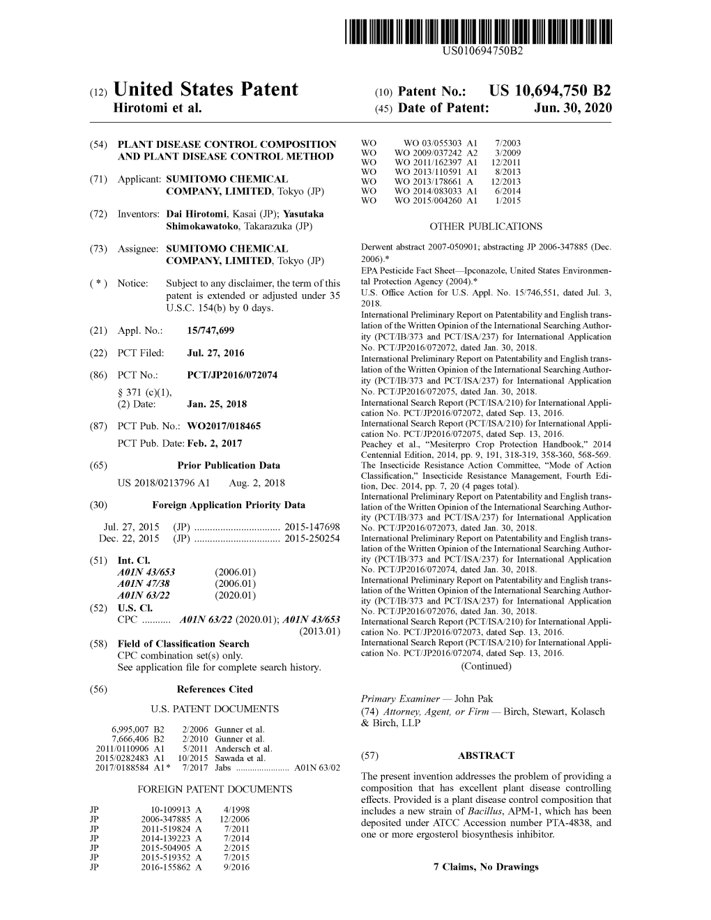 ( 12 ) United States Patent