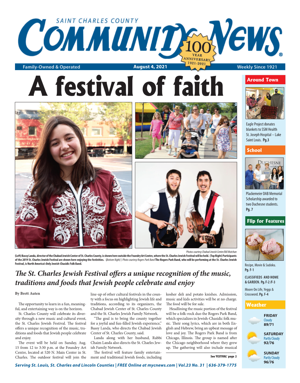 A Festival of Faith Around Town