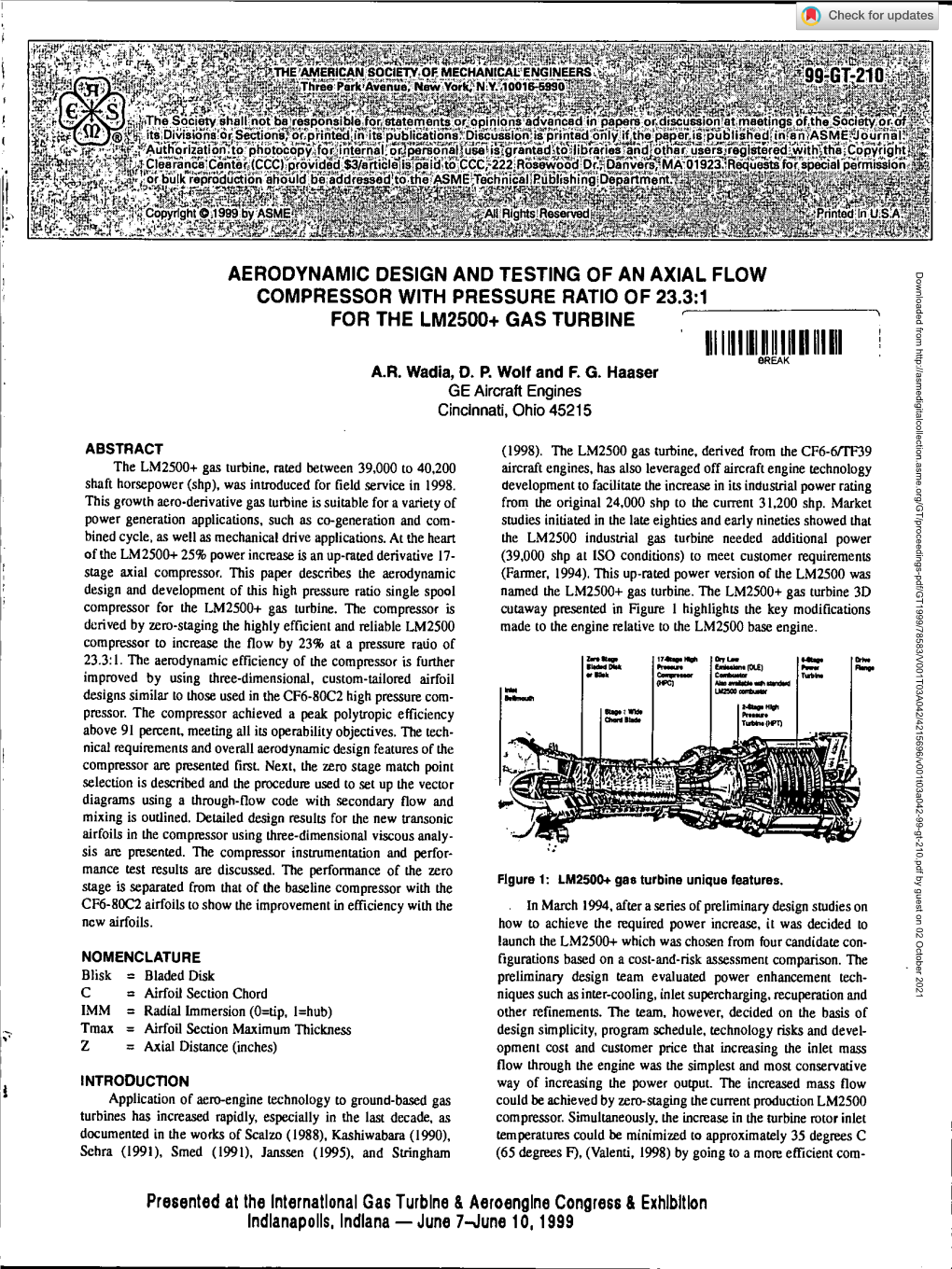 Aerodynamic Design Design and Testing of an Axial Flow