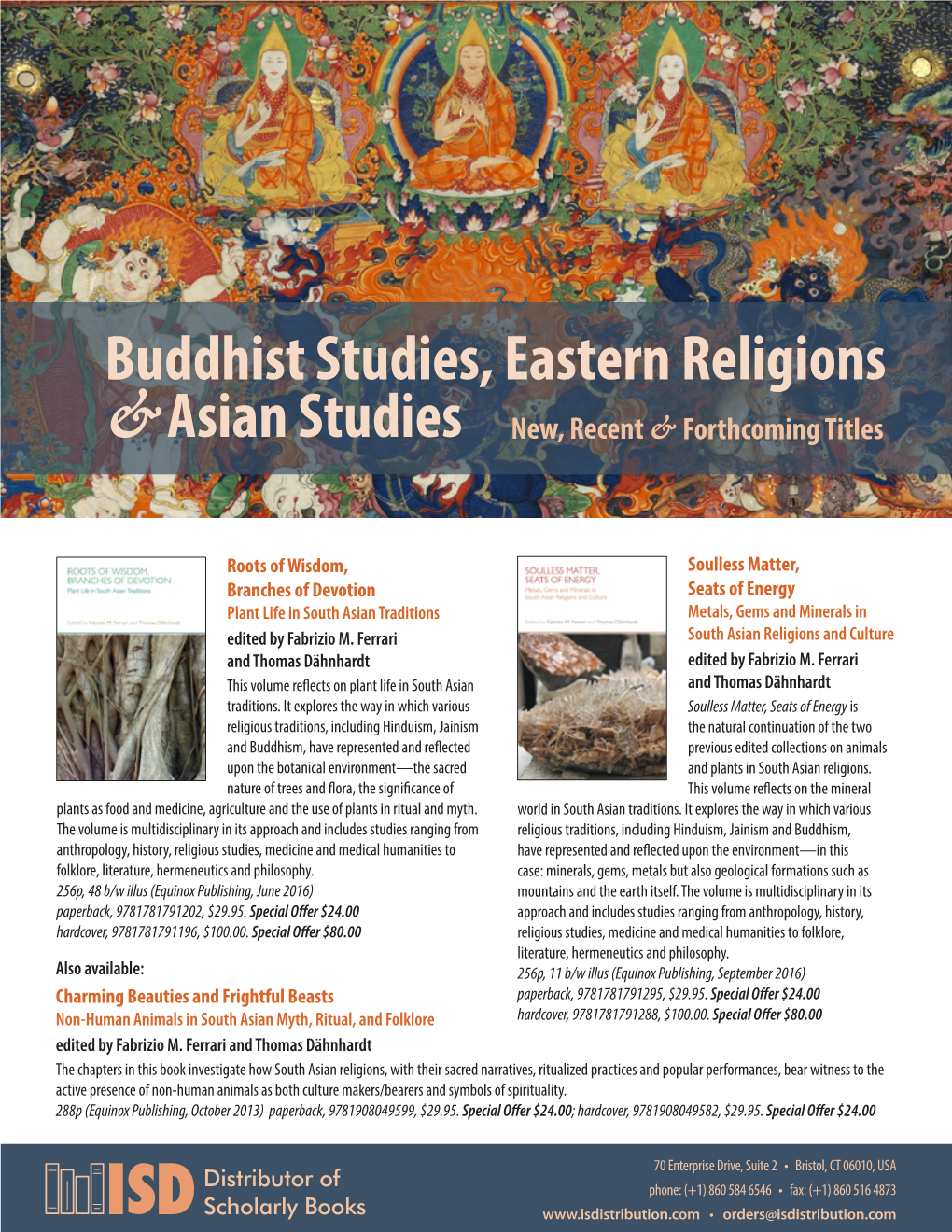 Buddhist Studies, Eastern Religions &Asian Studies