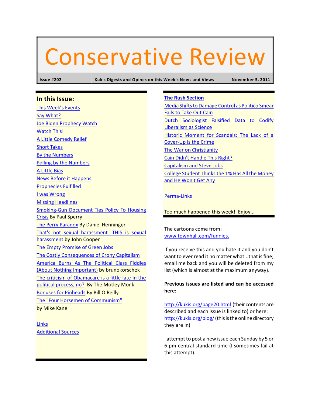 Conservative Review