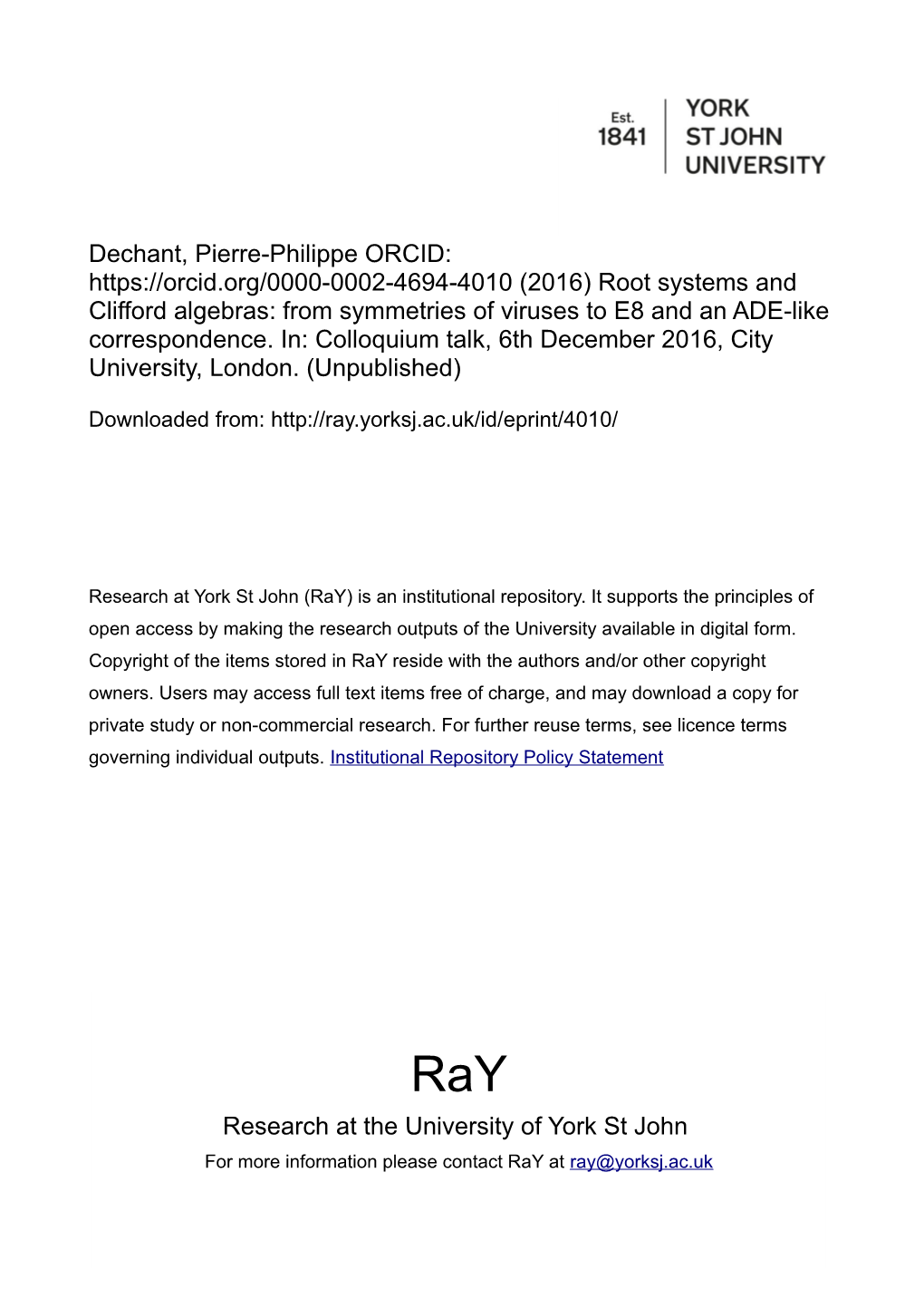 Root Systems and Clifford Algebras: from Symmetries of Viruses to E8 and an ADE-Like Correspondence