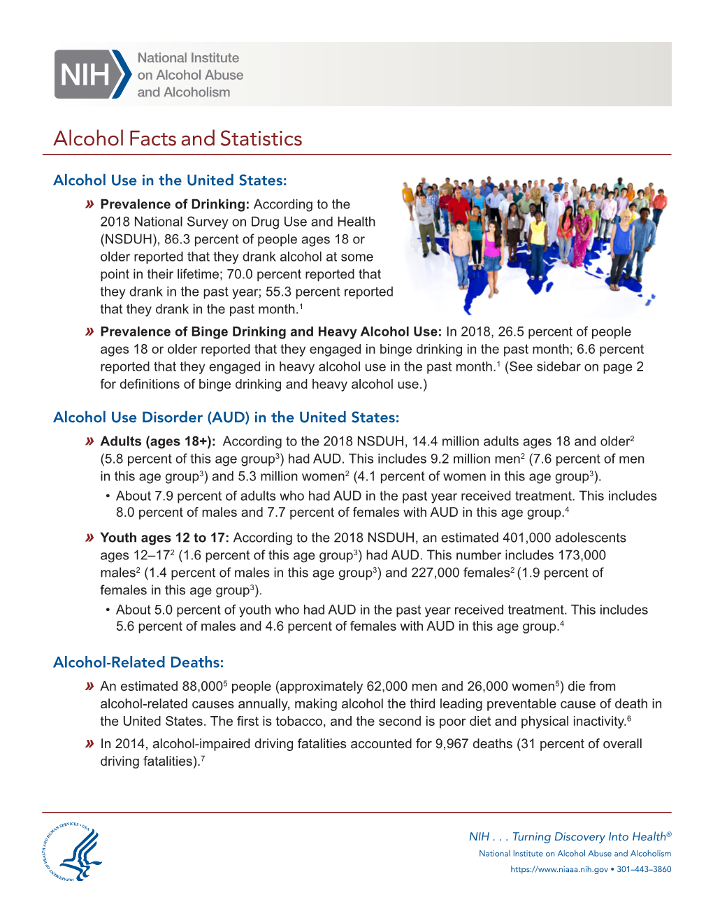 Alcohol Facts and Statistics Fact Sheet