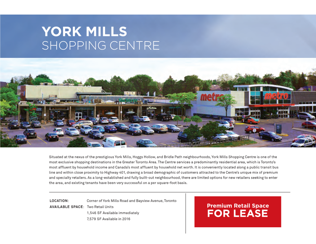 York Mills Shopping Centre