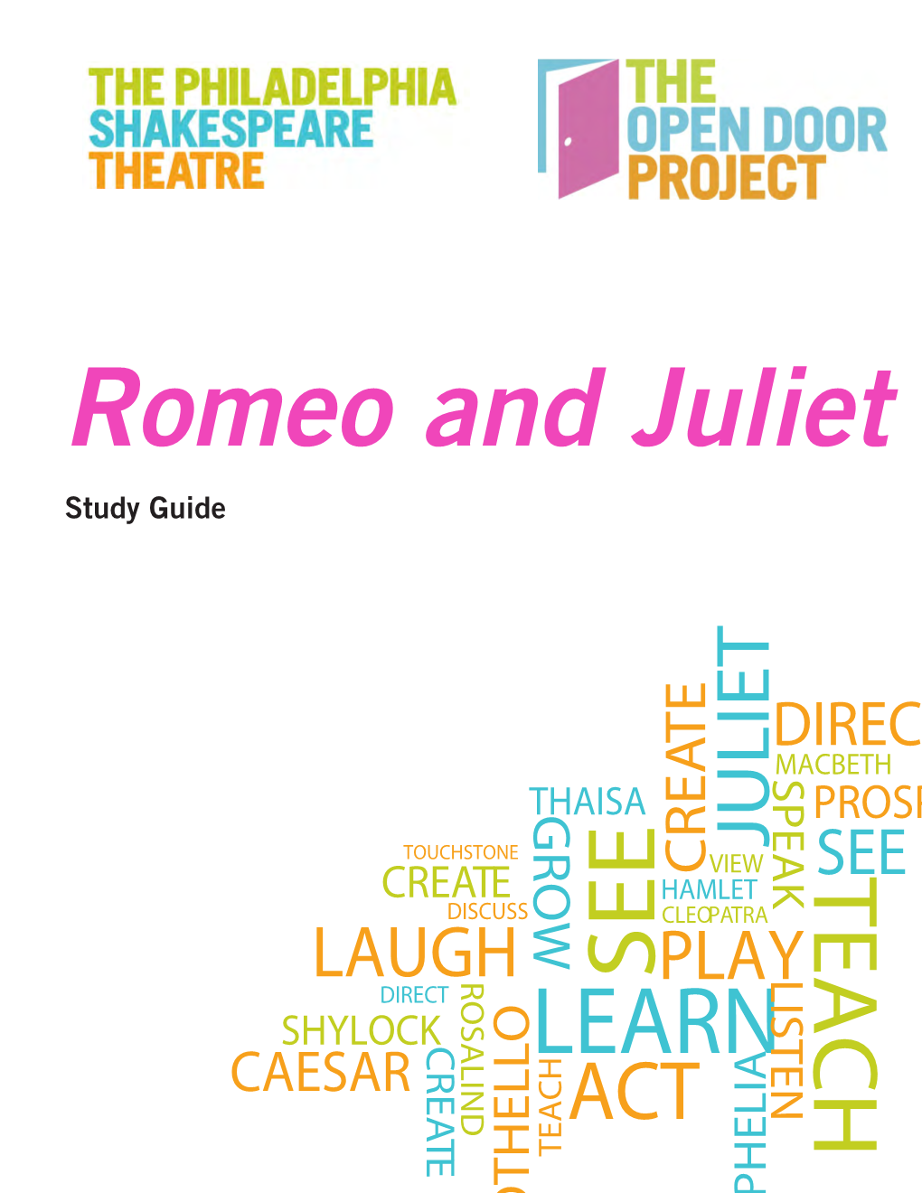 Romeo and Juliet Study Guide