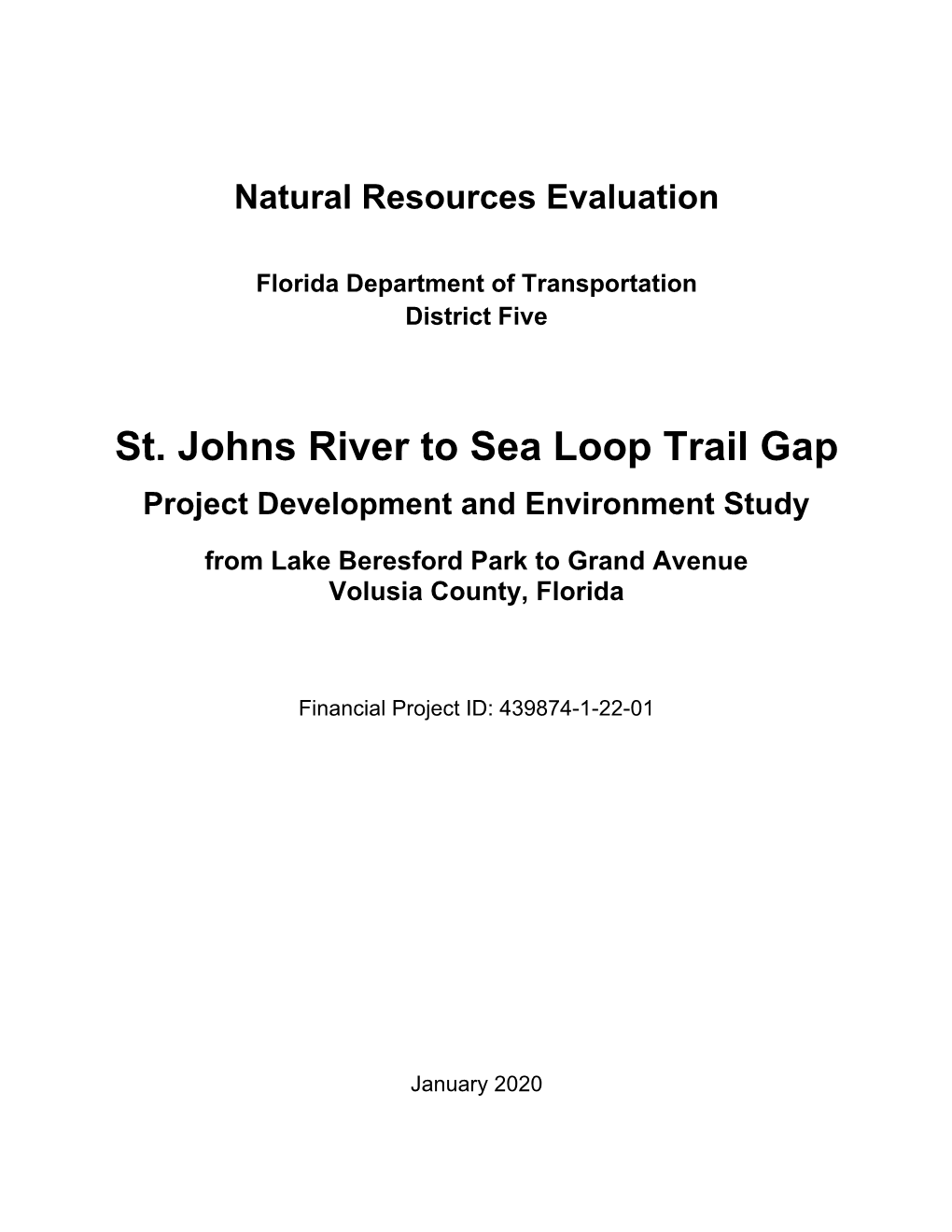 Natural Resources Evaluation